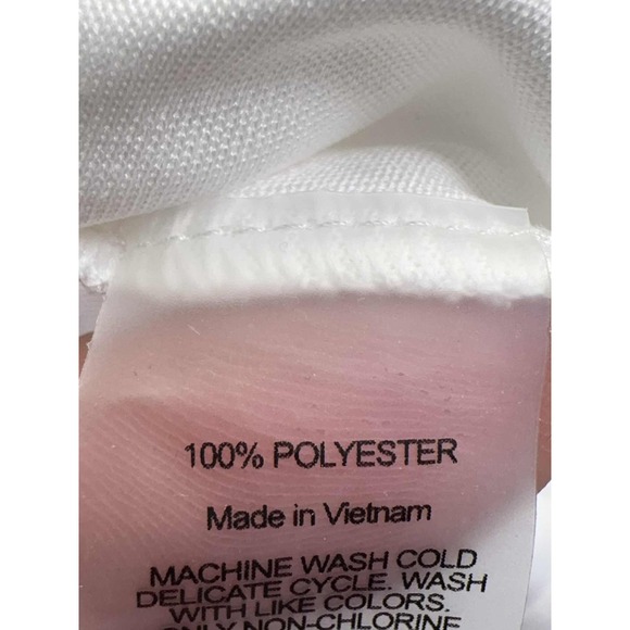 Tory Burch Sport x Augusta National Womens M 1/4 Zip Pullover White Green Golf - Picture 6 of 8